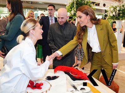 凯特王妃掏7万买“贝嫂”设计的裤装　俐落剪裁又美又帅