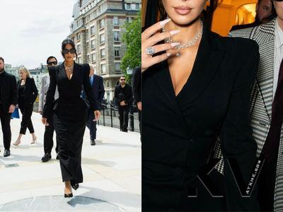 亮珠宝/金卡达夏“复仇装”宣战抢匪 戴逾9000万钻石项炼出庭