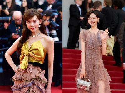 林志玲Valentino蛋糕裙洋娃娃造型美翻坎城!唐嫣FENDI高订露长腿比美