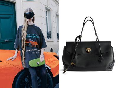 Balenciaga联名蓝宝坚尼连车钥匙都有！斗牛标「超跑级Rodeo包」抢先看