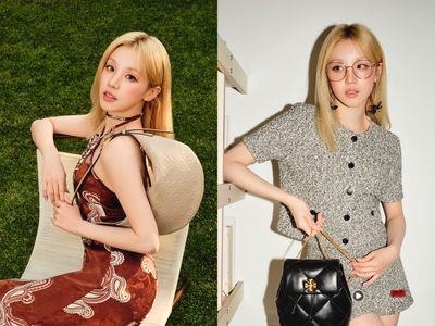 宋雨琦金发芭比模样晒Tory Burch话题款!搭ROMY托特包、印花手袋美翻