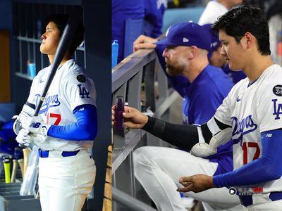 大谷翔平边比赛边保养超敬业！网赞：根本最称职代言人