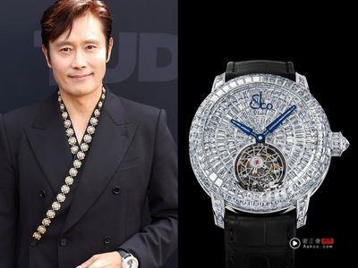 李炳宪2700万陀飞轮表闪爆　正反面近30克拉美钻耀眼夺目
