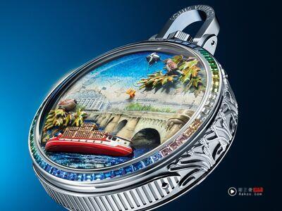 LV史上最复杂机芯怀表身价逾1.1亿　动偶装置秀巴黎风情