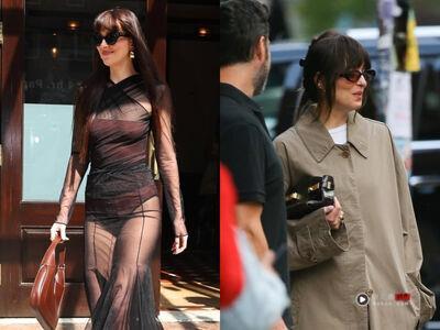 达珂塔强生穿薄纱辣翻!下班私服拎Ferragamo Hug、Gucci贾姬包好时髦