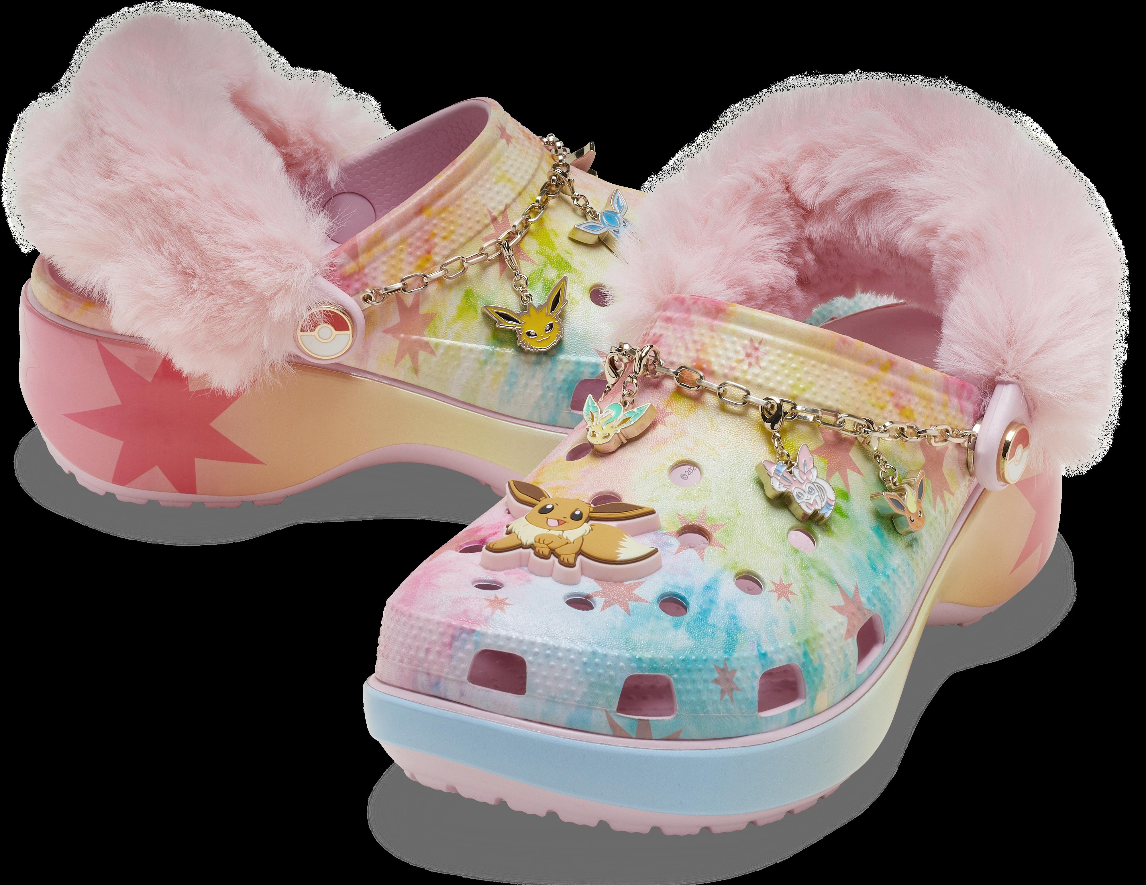 梦幻联名登场！Crocs宝可梦伊布毛绒厚底鞋、Converse哆啦A梦帆布鞋必收 最新资讯 图3张