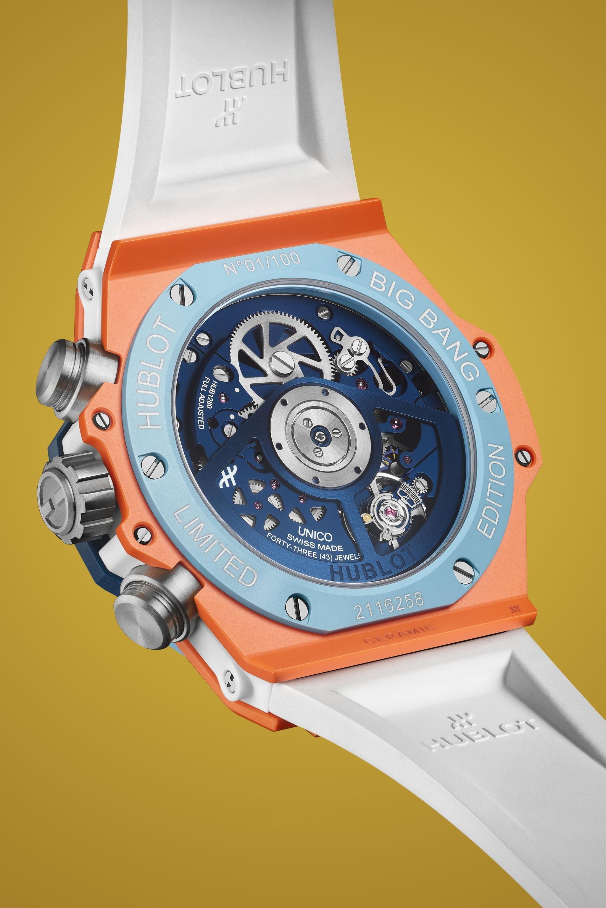风Luxury／HUBLOT橘蓝双色陶瓷勾起度假魂　夏季表款亮色出击 奢侈品牌 图3张