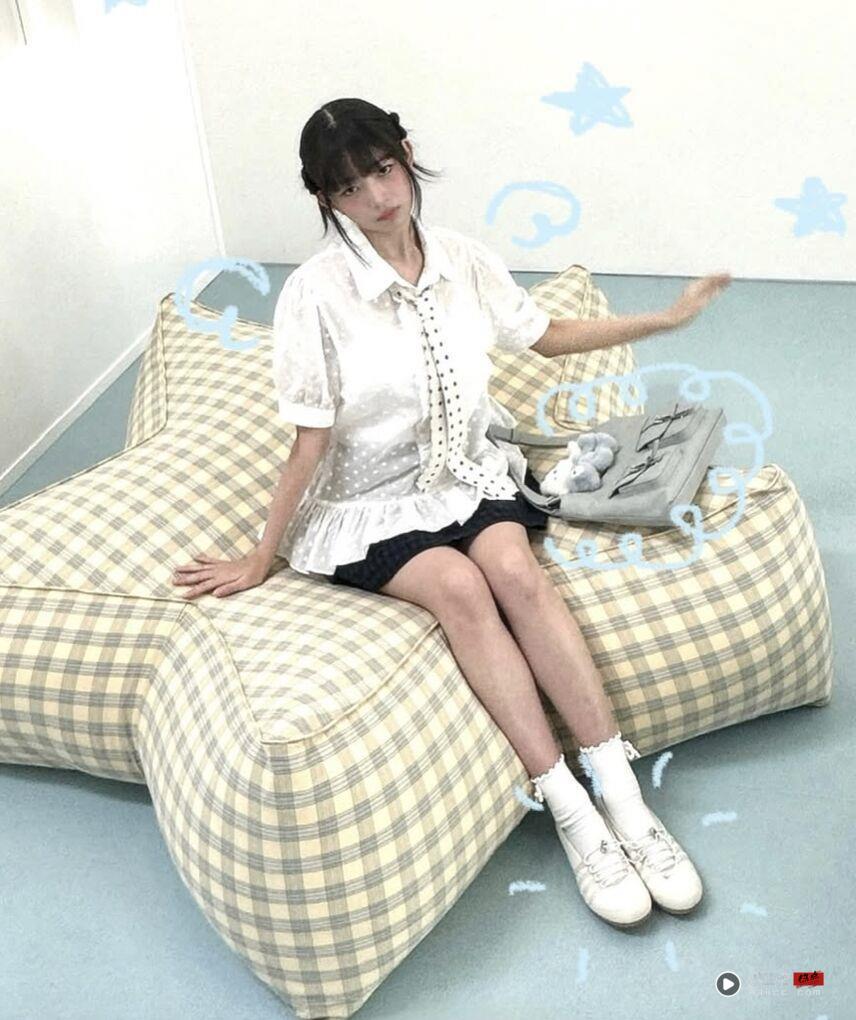 IVE REI直井怜日系穿搭天花板！少女感必收STAND OIL包、波点也是最爱 名人名流 图2张