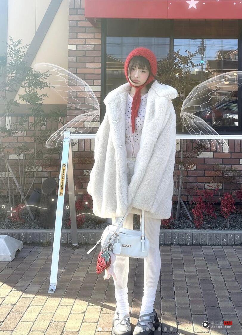IVE REI直井怜日系穿搭天花板！少女感必收STAND OIL包、波点也是最爱 名人名流 图5张