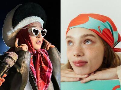 GD最爱丝巾绑头上！4大丝巾穿搭术一次解锁　变包包挂饰还能当上衣