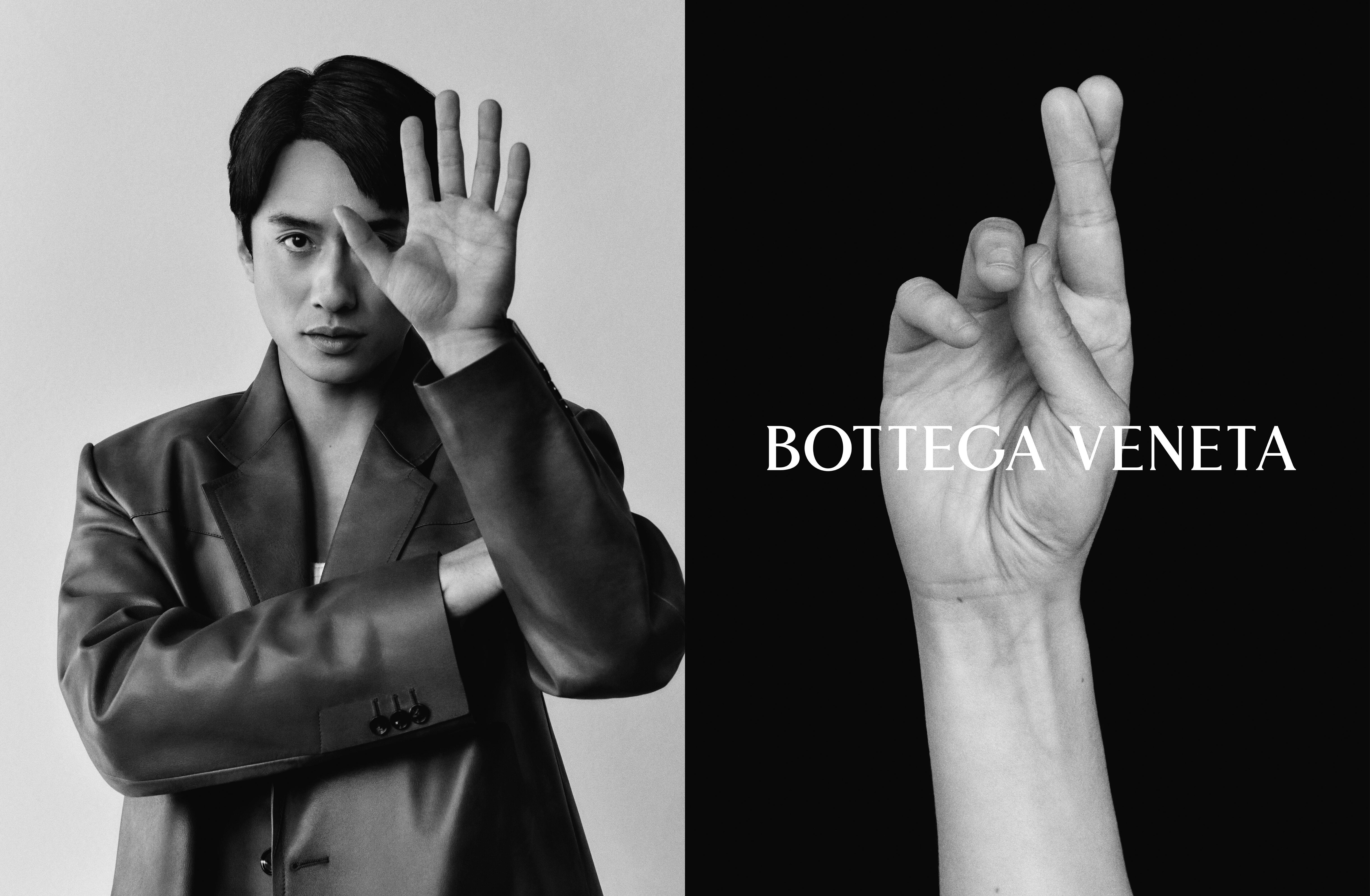 刘俊谦当Bottega Veneta品牌大使帅气现身华山　“手势”加持编织工艺 名人名流 图4张