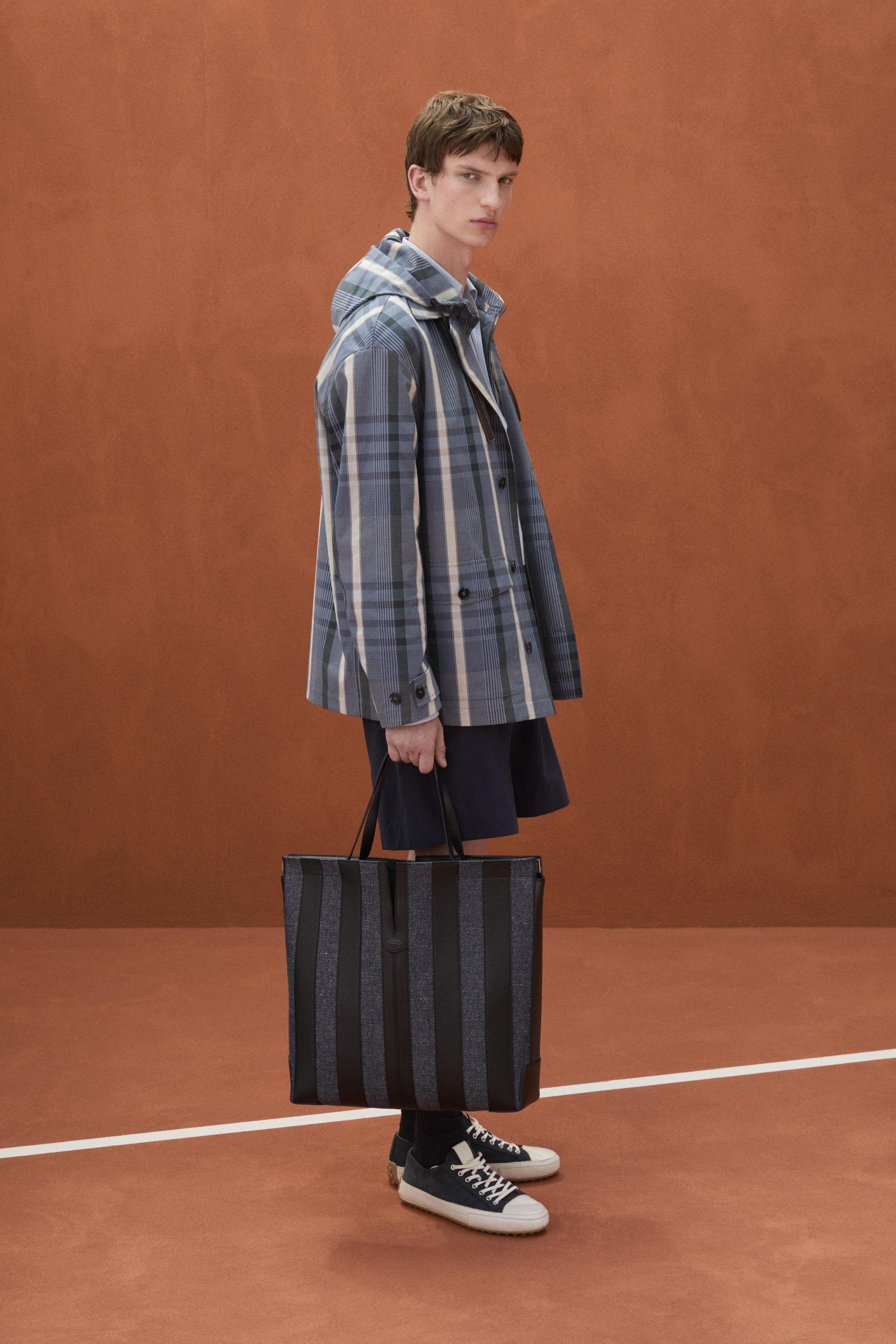 米兰男装周／TOD’S豆豆鞋、休闲大包百搭进化！GA静奢风西装搭印花织纹 时尚穿搭 图1张