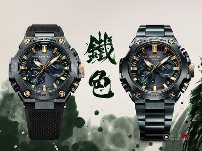 G-SHOCK“铁色”盔甲表好威 面盘饰“龟甲纹”求好运