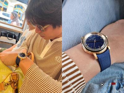 孔刘LV表融入经典行李箱元素 蓝面款衬男神好气质