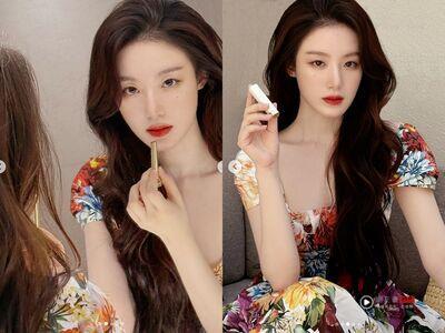 美到发疯！舒华补妆照狂吸17.6万人赞　超显白唇色被问爆