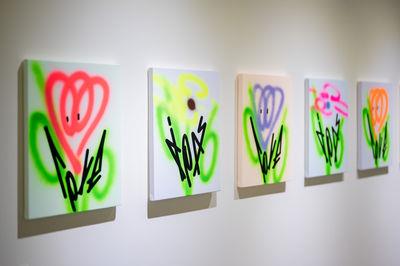 “艺术麻瓜”也能感受到快乐的画展!缤纷喷漆小花舞动活着的幸福