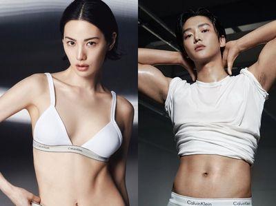 路云脱了!Calvin Klein形象照大秀腹肌 “世首美”Nana穿内衣上阵辣翻