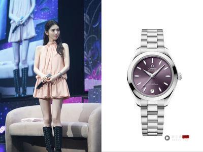 韩韶禧露长腿、手捧脸迷倒粉丝　20万欧米茄新表也抢镜