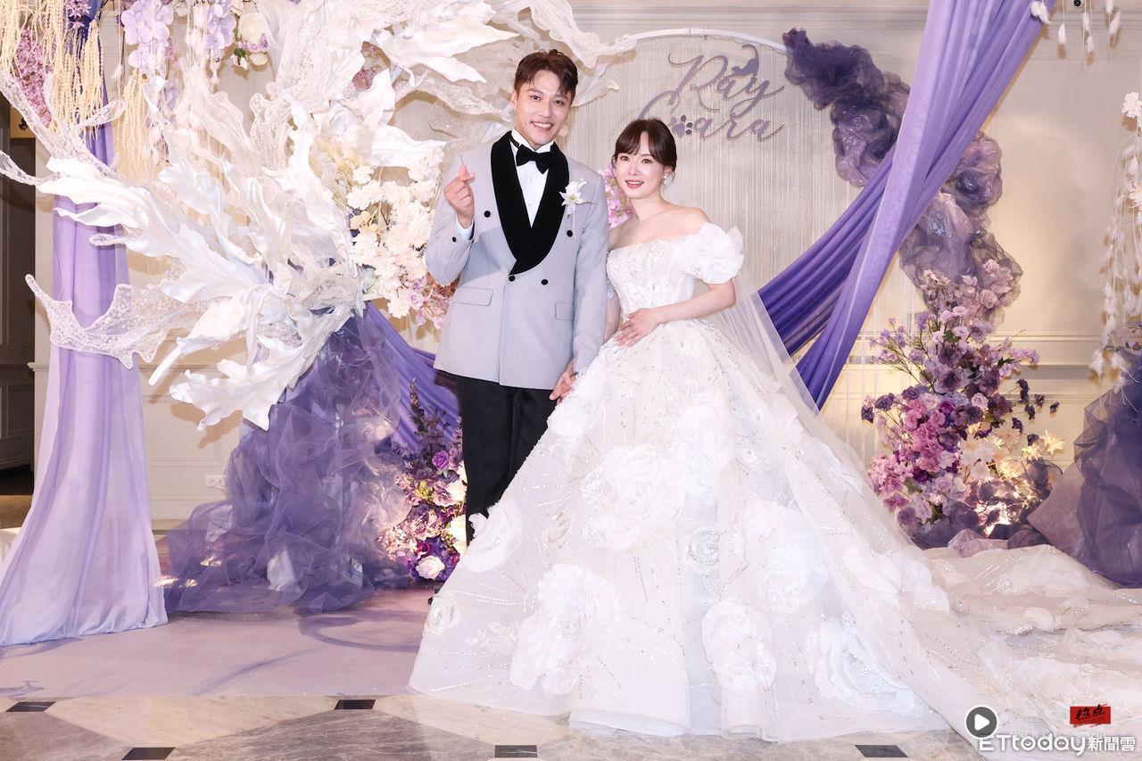 黄安若披3套高订婚纱嫁张睿家！LinLi Boutique耗时3个月打造绝美白纱 名人名流 图2张