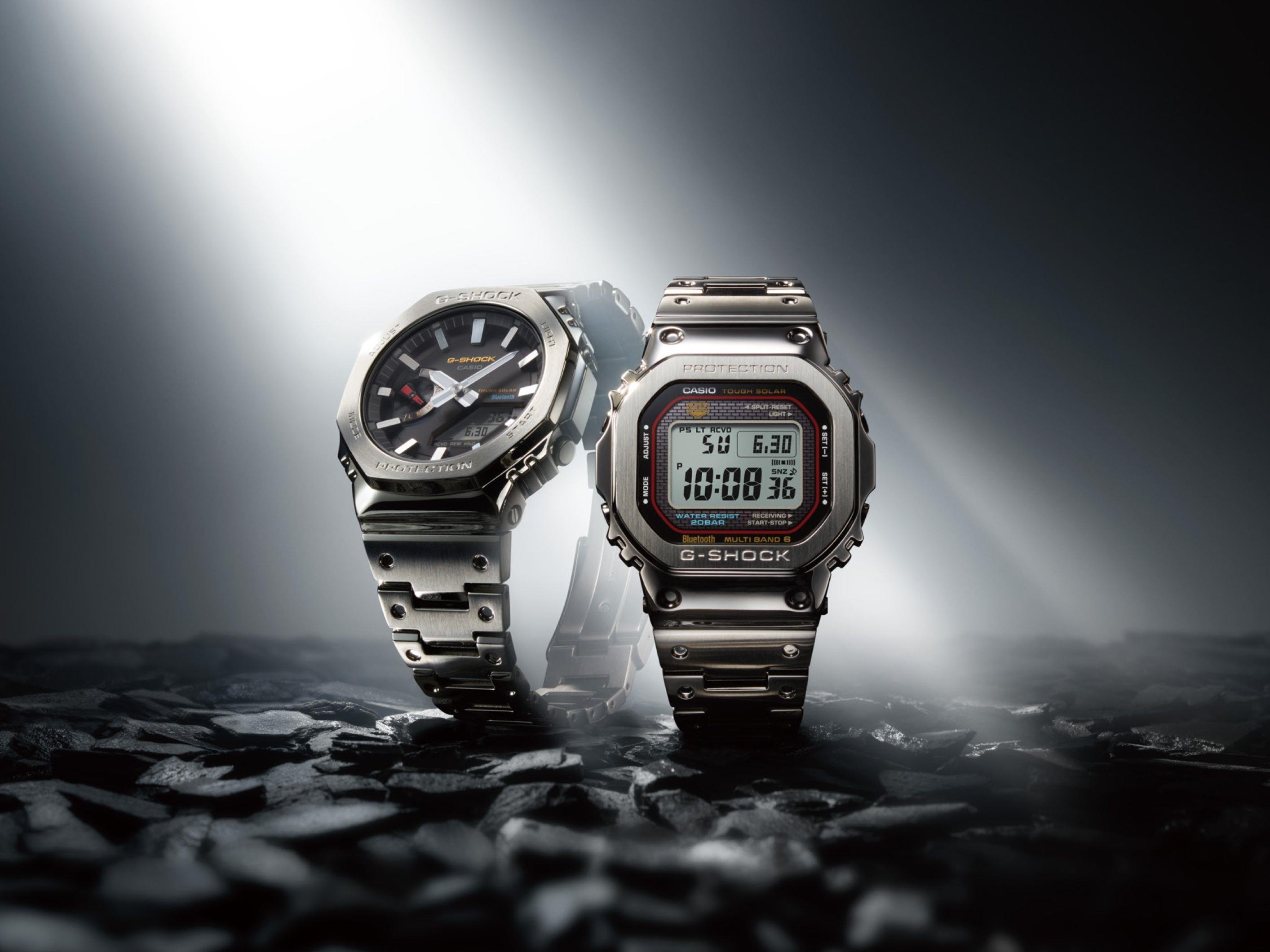 G-SHOCK全金属表复古版亮相　再现红、黄、蓝经典配色 奢侈品牌 图1张