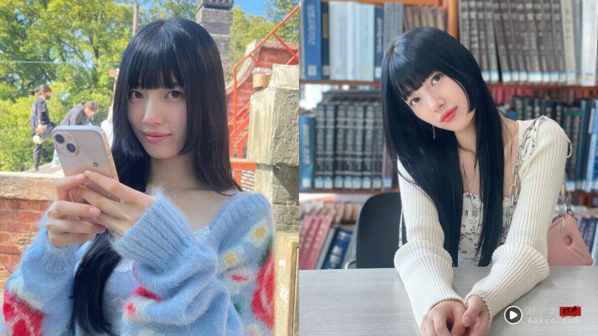 2025韩星同款浏海范本！舒华“龙须中分”、八字浏海超修饰脸型 最新资讯 图9张
