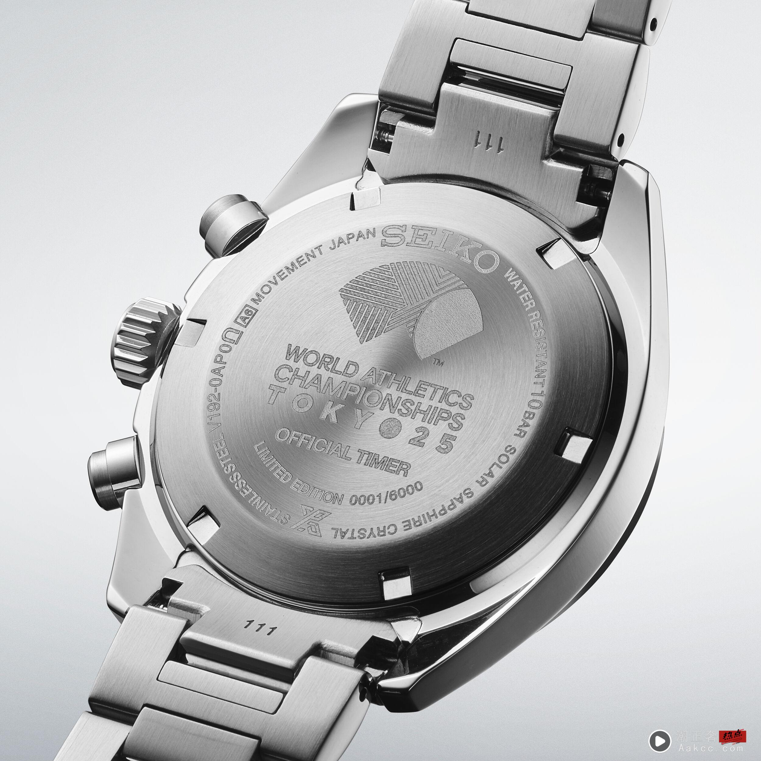 Seiko“江户紫”限量表吸睛　古东京热门色、致敬世界田径锦标赛 奢侈品牌 图1张
