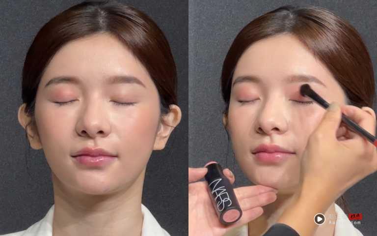 爆红“潦草化妆法”画法公开　遮瑕膏＋腮红棒就能快速出门还超好看 最新资讯 图6张