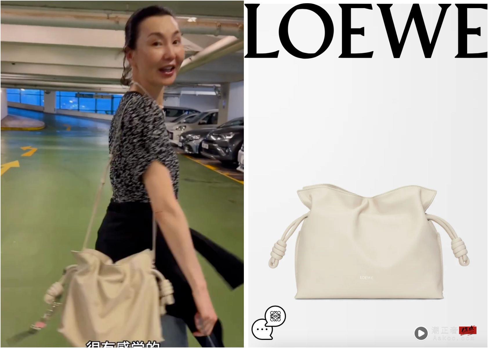60岁张曼玉状态惊艳！私服露490元UNIQLO T恤、搭Gucci休闲包超时髦 名人名流 图1张