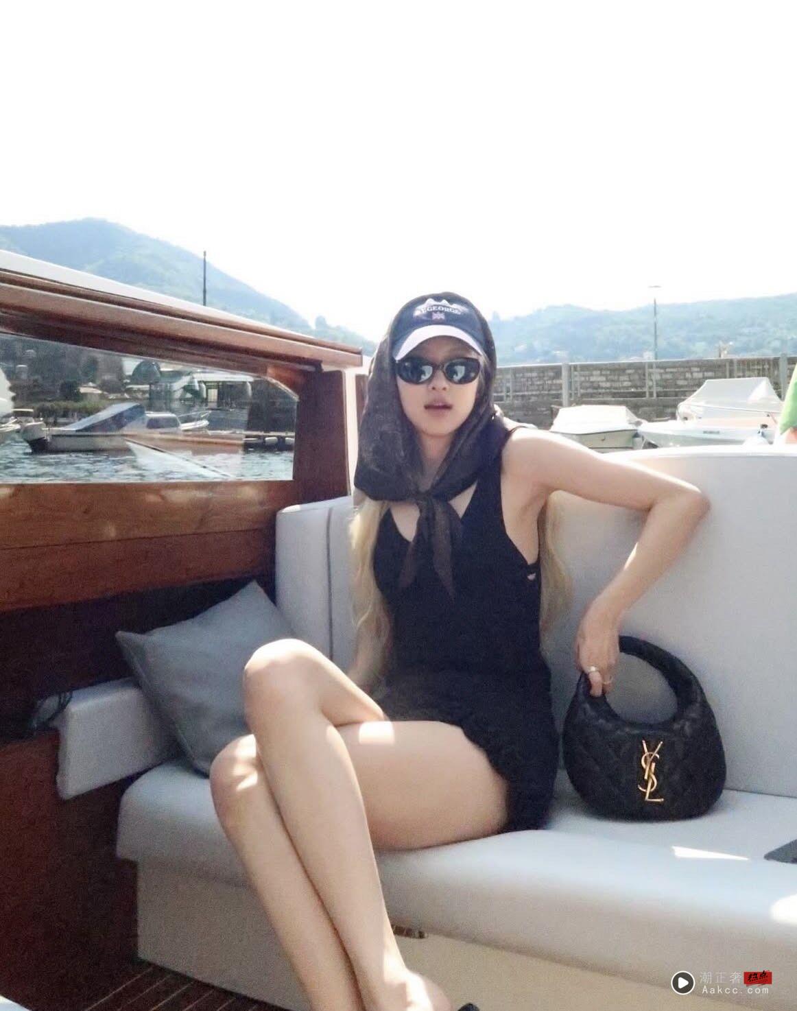 Rosé登船大露美腿　律师姊姊美颜抢镜 时尚穿搭 图3张