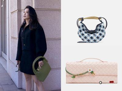 舒淇示范BV高质感穿搭！盘点夏季推荐款ANDIAMO拉菲草、冰淇淋色编织包