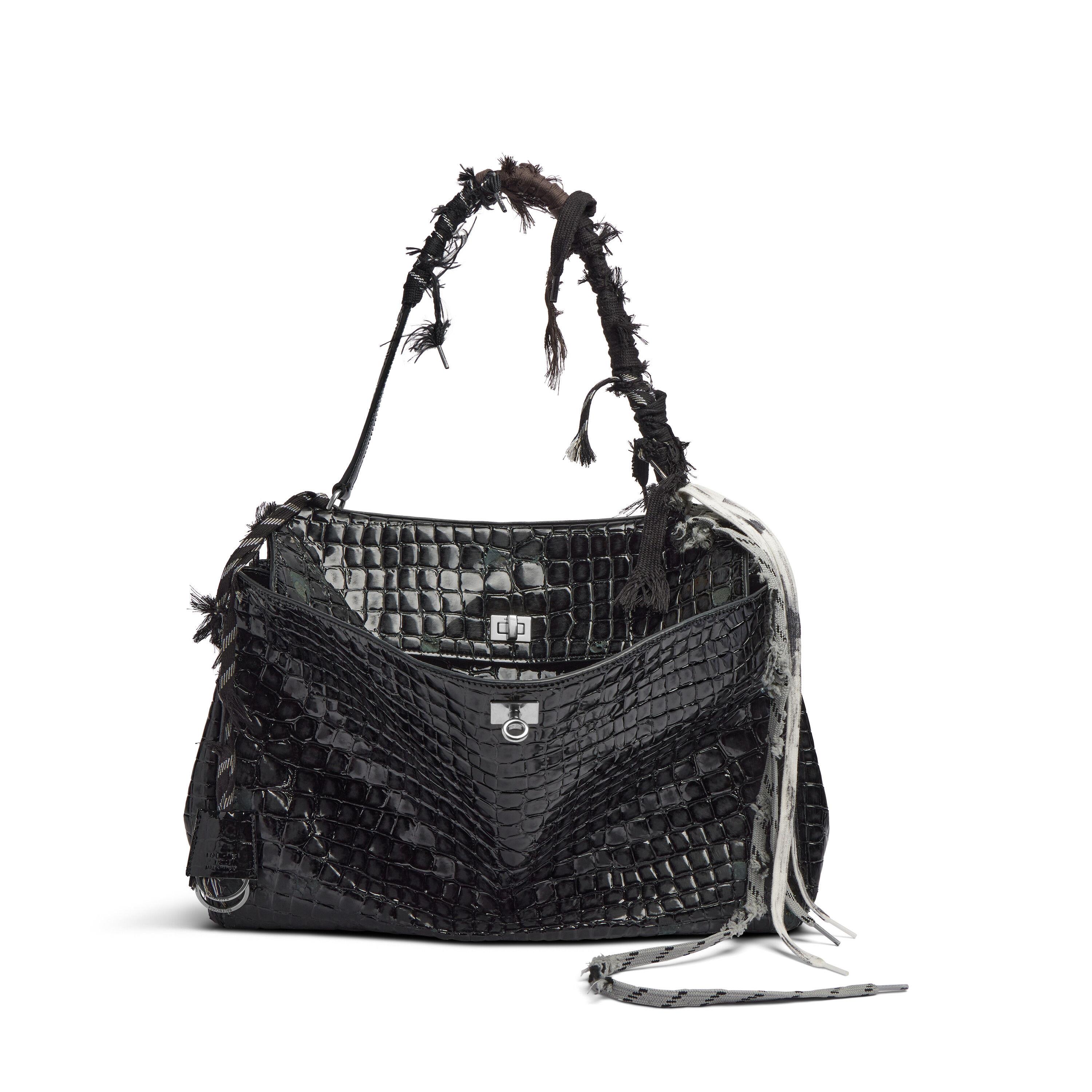 Balenciaga话题Rodeo变超Q迷你化妆包！秋冬摩卡咖啡色、麂皮材质都报到 时尚穿搭 图4张
