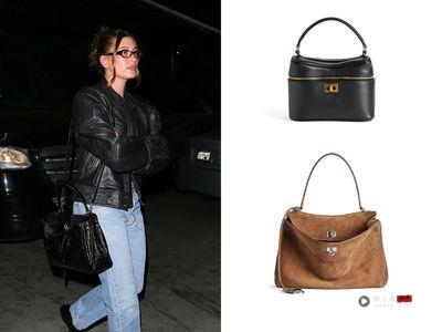 Balenciaga话题Rodeo变超Q迷你化妆包!秋冬摩卡咖啡色、麂皮材质都报到