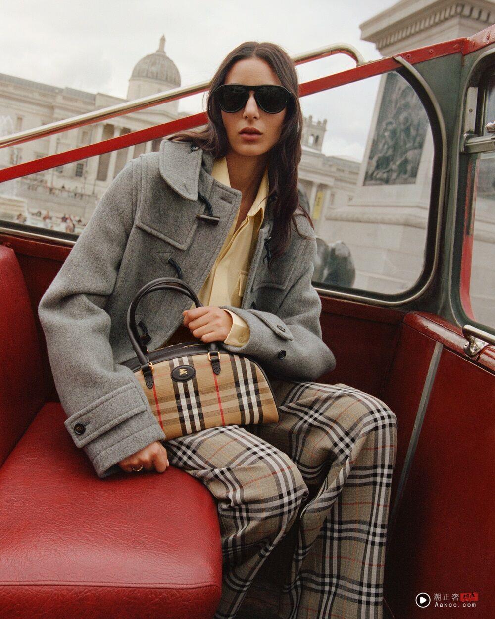 伦敦女孩穿搭指南！Burberry全新时髦形象照　贝壳色风衣、绗缝手袋曝光 时尚穿搭 图1张