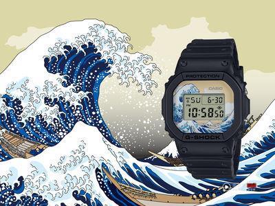 G-SHOCK热卖表换浮世绘新装 日本制3,600元拥有