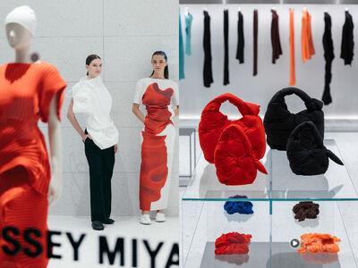 ISSEY MIYAKE双品牌台北101新店超美！三明治工艺、纸袋变褶皱衣