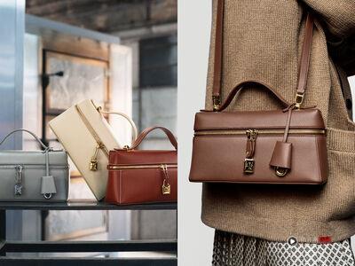 包开箱／Loro Piana话题化妆箱包Extra L23新尺寸多色报到！优雅锁扣是灵魂