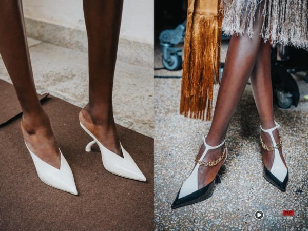 米兰时装周／拿Ferragamo羽毛包、踩S鞋跟走路超美　低腰豹纹回到20年代 时尚穿搭 图11张