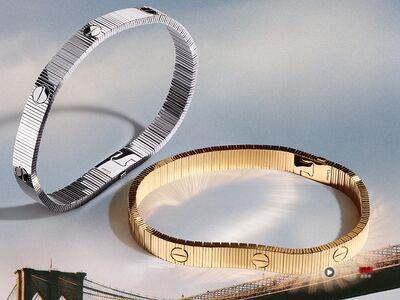 亮珠宝／卡地亚LOVE手环变柔软了　爱的纽带随心串连更时髦