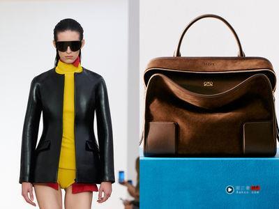 巴黎时装周/Loewe双人组首秀Logo砍一半!直击话题淡菜包、玩味色彩造型