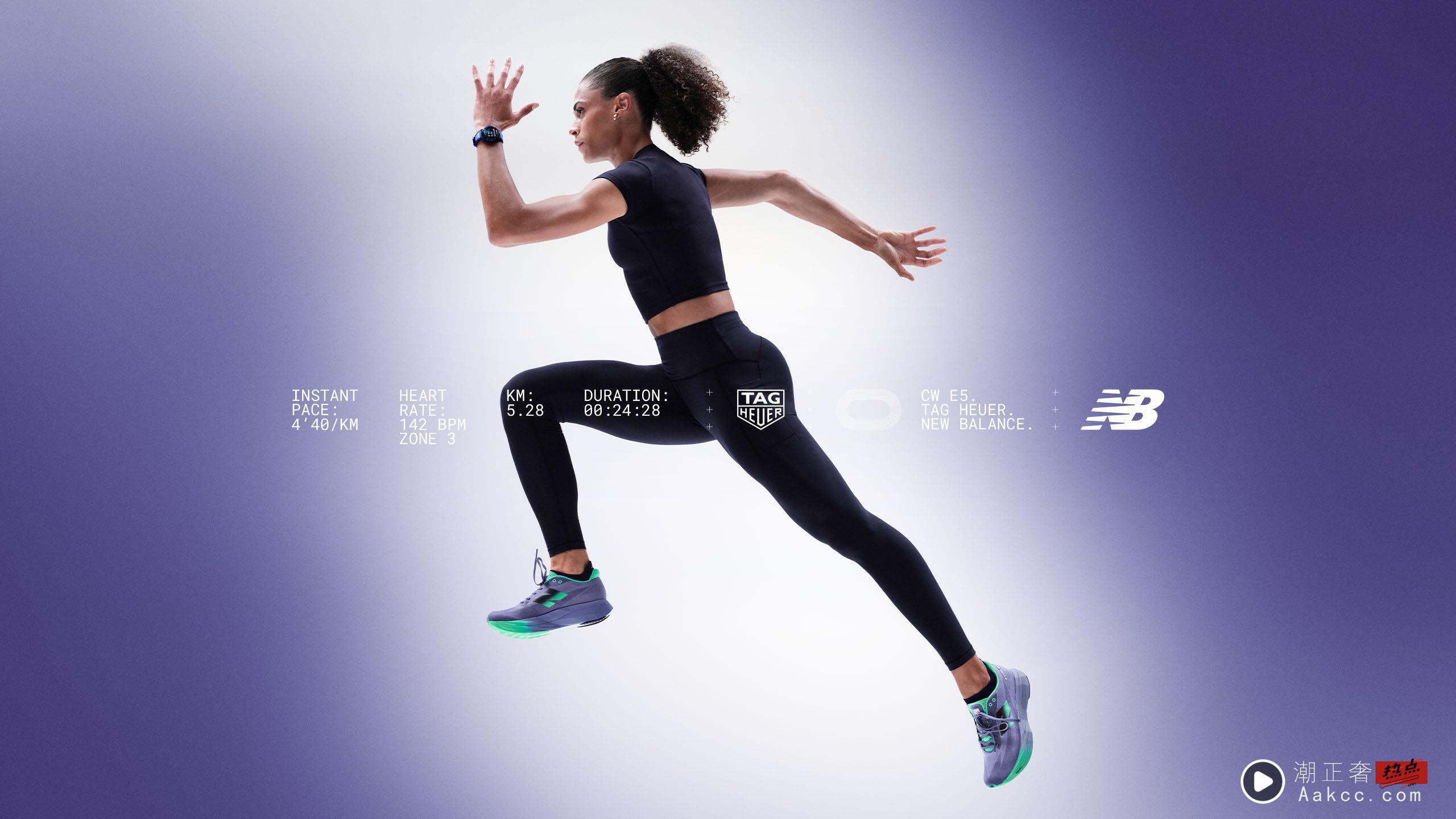 TAG Heuer备齐智能表与跑鞋　携手New Balance造福跑者 时尚穿搭 图2张