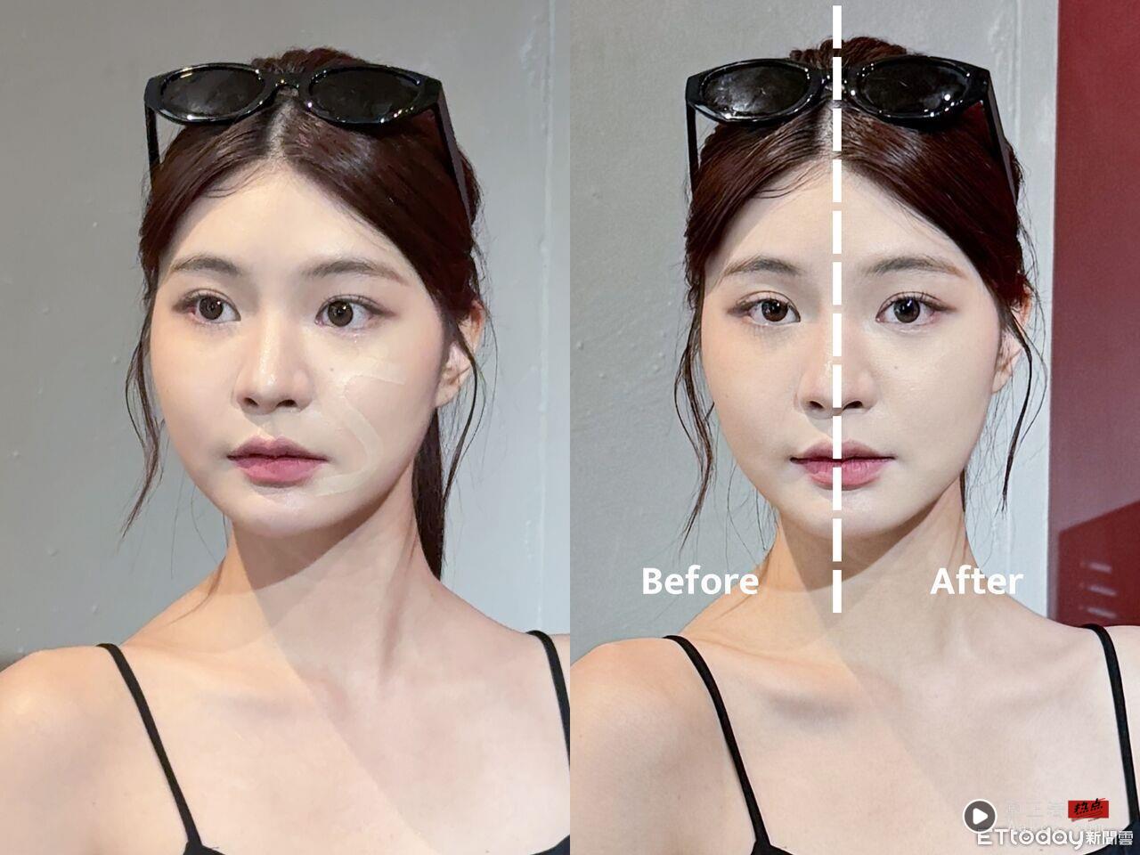 试开箱/还在用过时的阴影修容?韩系彩妆师教你最新“提拉小脸收缩术” 内容图2 潮正奢/潮品文/潮臻社-实时追踪全球最新奢侈品牌新闻资讯的官网站! 资生堂,李昀熹,ARTISAN,1028,彩妆,遮瑕,修容,小脸,技巧,。(图/记者李薇摄、品牌提供)