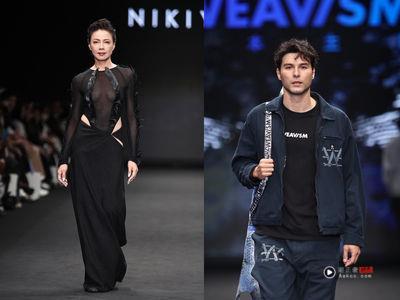 凤小岳登台北时装周走秀!中国台湾电视剧《与恶》、《拜六礼拜》混搭设计师品牌
