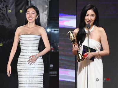 金钟时尚/Tom Ford助攻杨谨华夺下视后 金豹装点细节更显女王气场