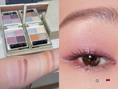 试开箱/SUQQU日本限定难得出粉紫调!暖肤也能驾驭的超强调色