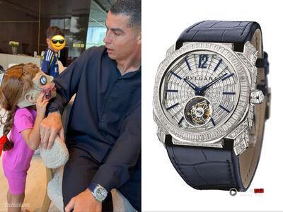 收入最高运动员C罗400亿身家买表不手软　千万陀飞轮钻表闪瞎眼