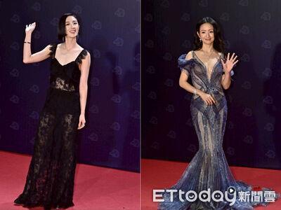 金马女星时尚／林依晨性感炸裂　桂纶镁透视装美腿若隐若现