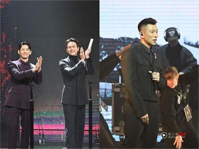 金马时尚／林柏宏GUCCI正装、刘冠廷高领太犯规！瘦子“全黑炫钻”帅炸了