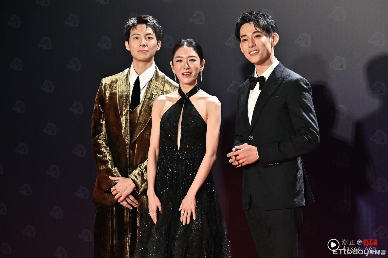 金马男星时尚/张震穿解构黑西装帅翻全场!张孝全戴眼镜变文青书生 内容图13 潮正奢/潮品文/潮臻社-实时追踪全球最新奢侈品牌新闻资讯的官网站! ▲▼▲第62届金马奖颁奖典礼星光大道,星光大道主持人徐钧浩、彭千祐、杨千霈。(图/记者林敬旻摄)