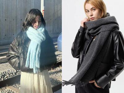 2025高CP平价围巾推荐！UNIQLO、GU百元价入手、Karina同款疗愈又保暖