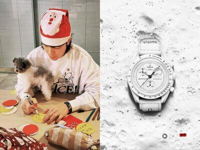 萧敬腾也是Swatch史努比表粉丝　俏皮造型包圣诞礼